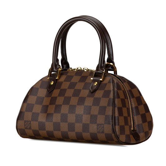 Louis Vuitton Damier Ribera Mini Handbag Brown