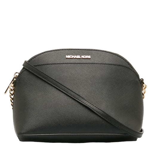 Michael Kors Chain Shoulder Bag PVC Black