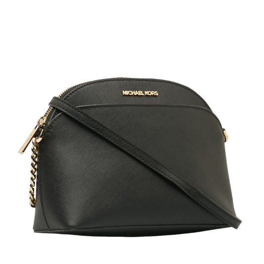 Michael Kors Chain Shoulder Bag PVC Black