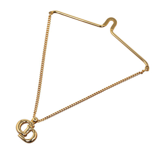 Dior Gold CD Logo Tie Chain Clip