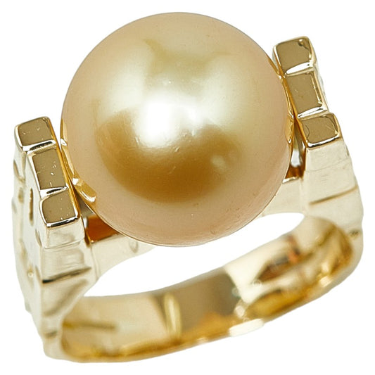 K18YG Yellow Gold Pearl Ring