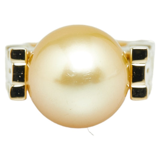 K18YG Yellow Gold Pearl Ring