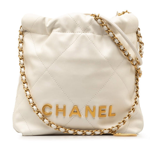 Chanel Mini Drawstring Chain Shoulder Bag