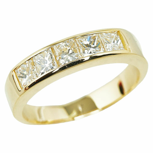 K18YG Yellow Gold Diamond 1.10ct Ring