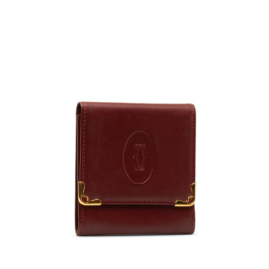 Cartier Must Line Leather Coin Case