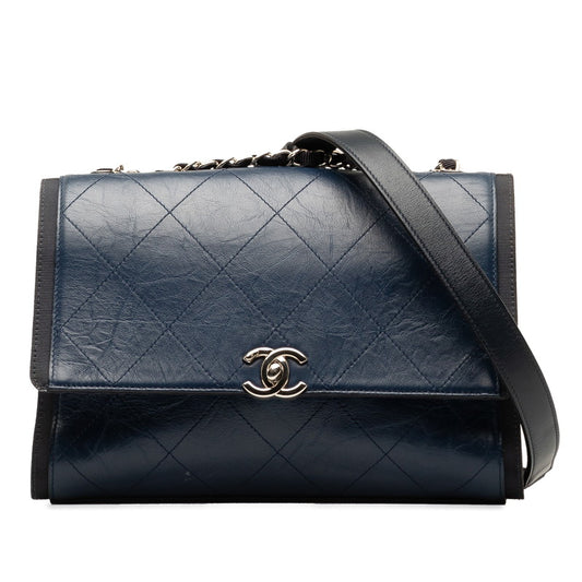 Chanel Coco Mark Leather Chain Shoulder Bag