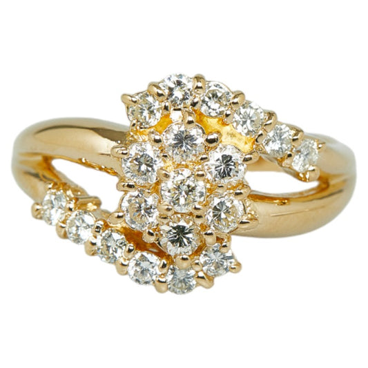 K18YG Yellow Gold Diamond Ring