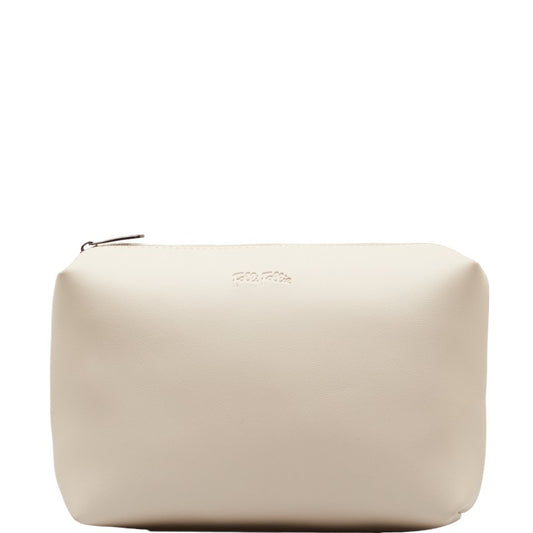 Folli Follie Logo Leather Pouch White