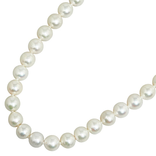 Plated Akoya Pearl Necklace 9.5-10mm