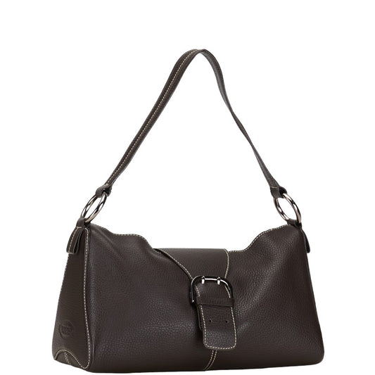 Tod's Brown Leather Shoulder Bag