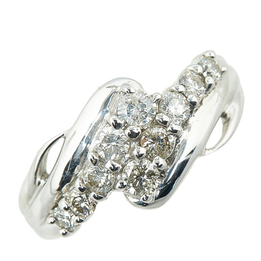 K18WG White Gold Diamond 0.50ct Ring