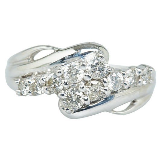 K18WG White Gold Diamond 0.50ct Ring