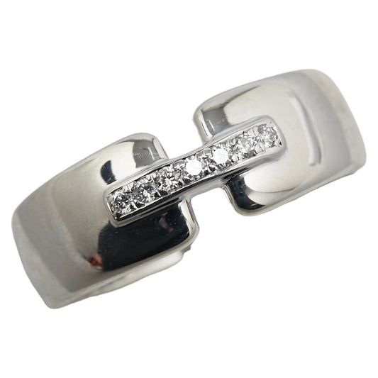 Vandome K18WG White Gold Diamond Ring 12.5