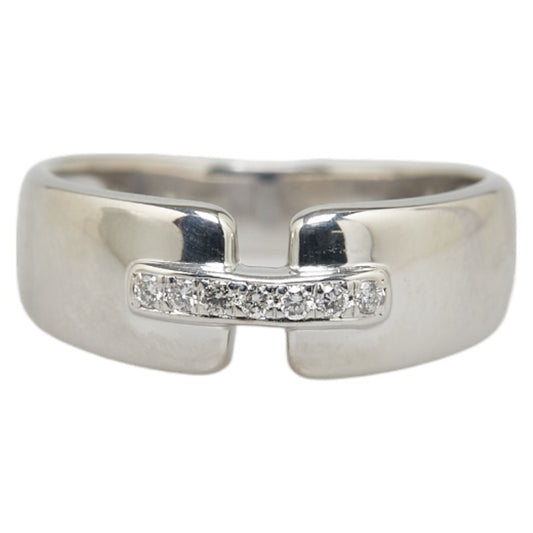 Vandome K18WG White Gold Diamond Ring 12.5