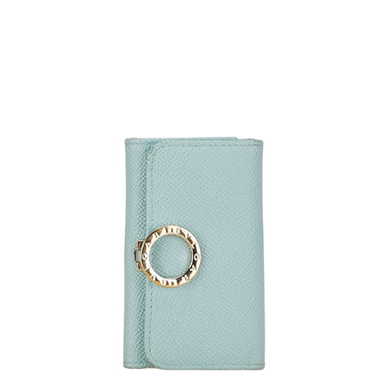 Bvlgari Leather Key Case Green