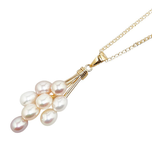 K18YG Yellow Gold Pearl Necklace