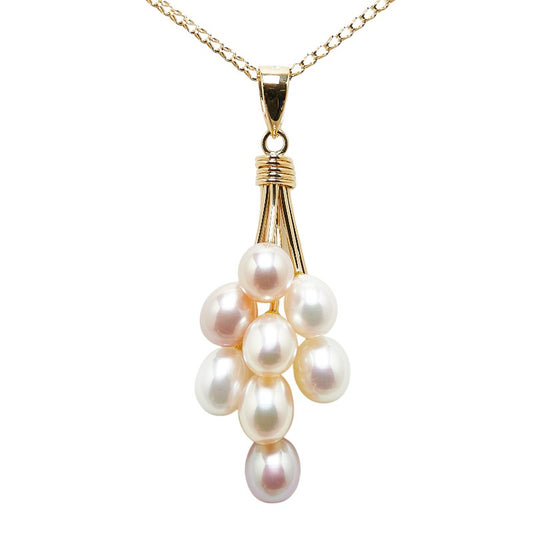 K18YG Yellow Gold Pearl Necklace