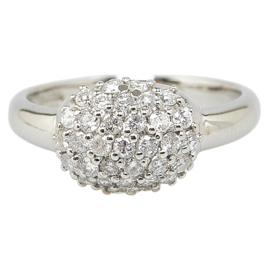 Platinum Pt850 Diamond Ring