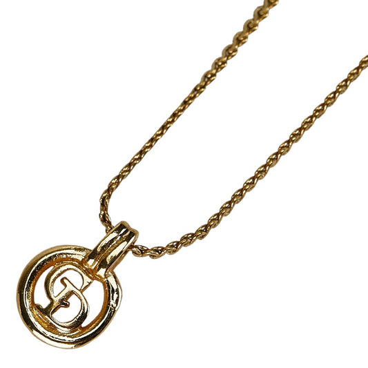 Dior CD Logo Gold Necklace