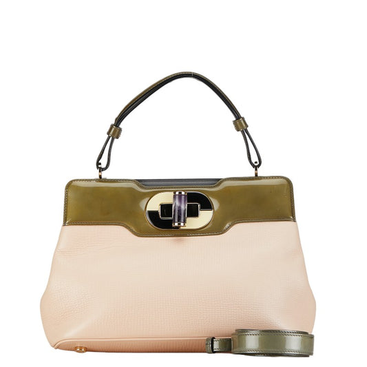 Bvlgari Isabella Rossellini Leather Handbag