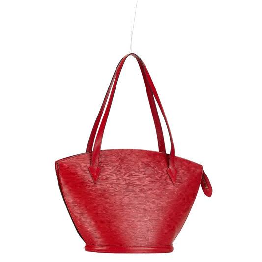 Louis Vuitton Epi Red Leather Shoulder Tote Bag