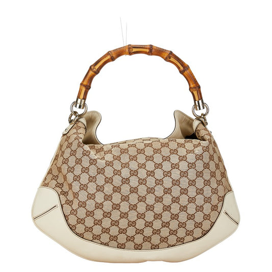 Gucci GG Canvas Bamboo 2WAY Shoulder Bag