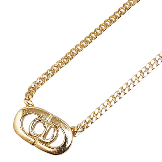 Dior CD Logo Gold Necklace