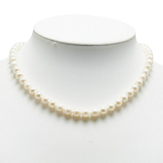 Sterling Silver Akoya Pearl Necklace