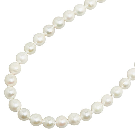 Sterling Silver Akoya Pearl Necklace