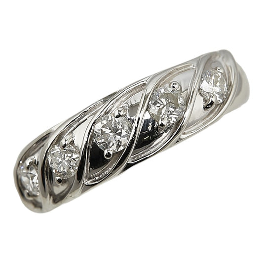 Pt900 Platinum Diamond 0.5ct Ring