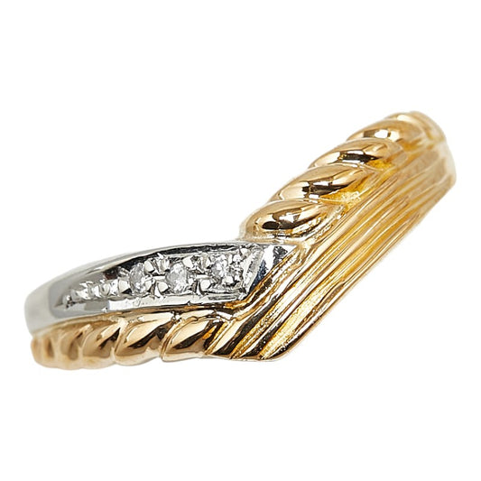 Platinum Yellow Gold Diamond Ring