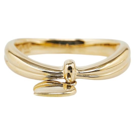 Seiko K18YG Yellow Gold Heart Charm Ring