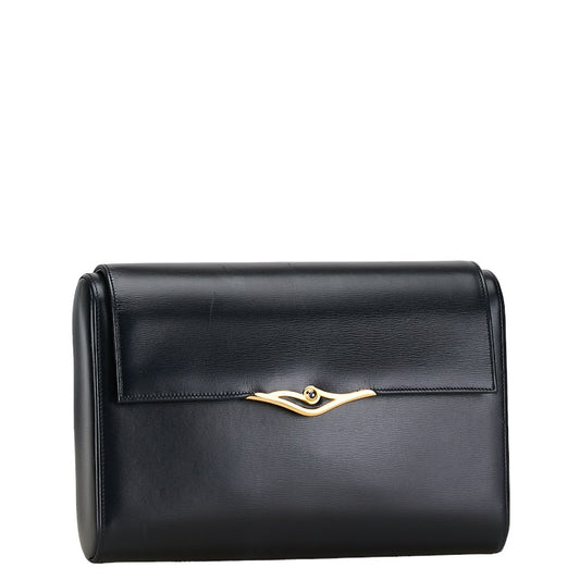 Cartier Leather Sapphire Line Clutch Bag