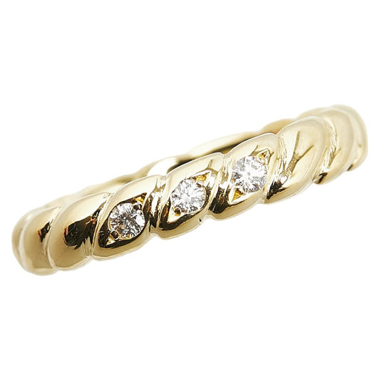 K18YG Yellow Gold Diamond Ring