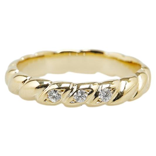 K18YG Yellow Gold Diamond Ring