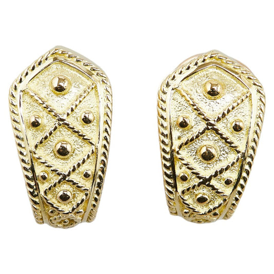 K18YG Yellow Gold Earrings