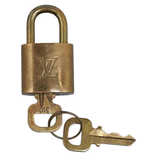 Louis Vuitton Gold Padlock Keychain