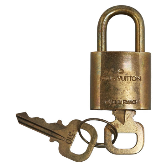 Louis Vuitton Gold Padlock Keychain