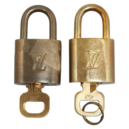 Louis Vuitton Gold Padlock Set