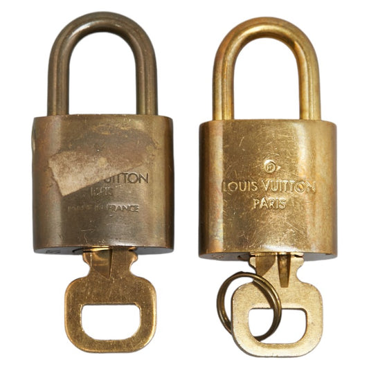 Louis Vuitton Gold Padlock Set