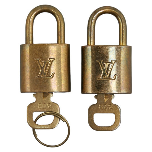 Louis Vuitton Gold Padlock Set