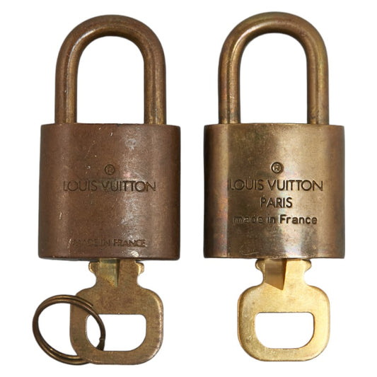 Louis Vuitton Gold Padlock Set