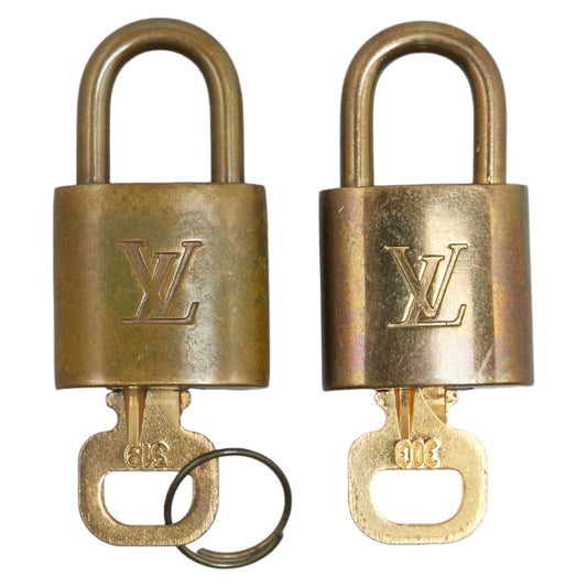 Louis Vuitton Gold Padlock Set