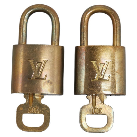 Louis Vuitton Gold Padlock Set