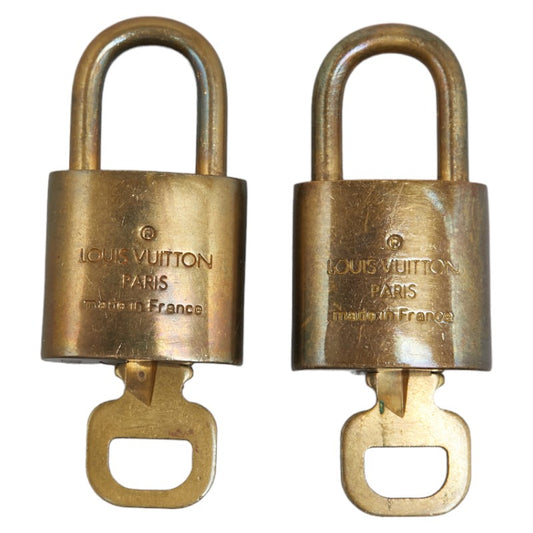 Louis Vuitton Gold Padlock Set