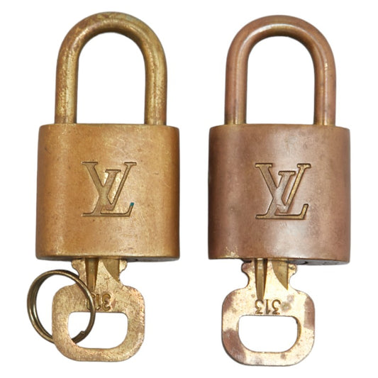 Louis Vuitton Gold Padlock Set