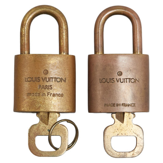 Louis Vuitton Gold Padlock Set