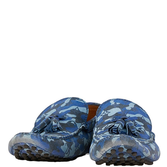 Louis Vuitton Suede Monogram Camouflage Loafers