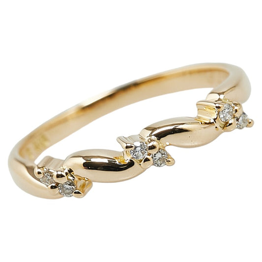 K18YG Yellow Gold Diamond Ring