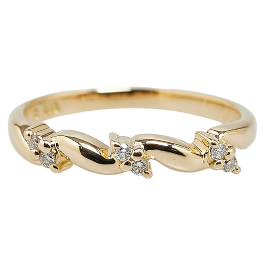 K18YG Yellow Gold Diamond Ring